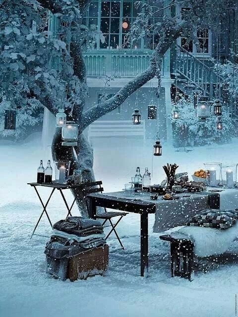 winter barbecue